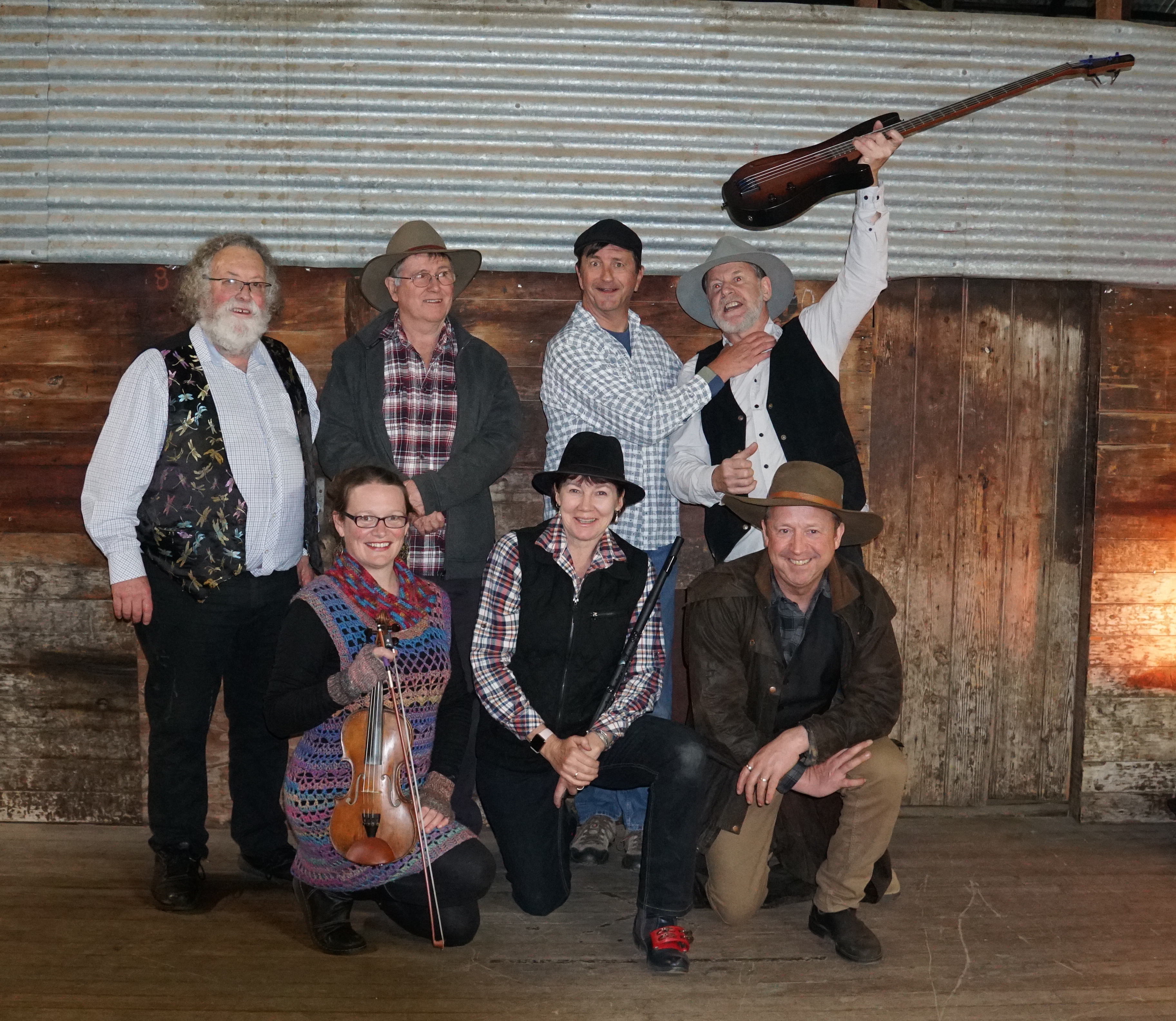 members of Paverty Bush Band