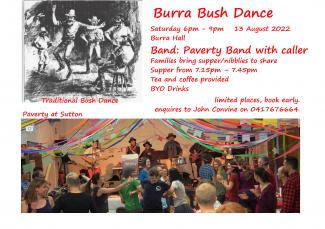 bush dance notice