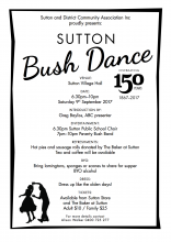 poster: Sutton Bush Dance