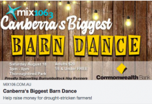 Canberra's Biggest Barn Dance 18 August 2018 Mix 106.3