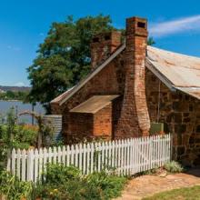 cottage and picket fence